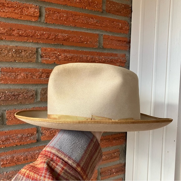 Vintage 50s/60s Stetson 3X Beaver Open Road Hat Size 7 1/8 - Picture 5 of 13